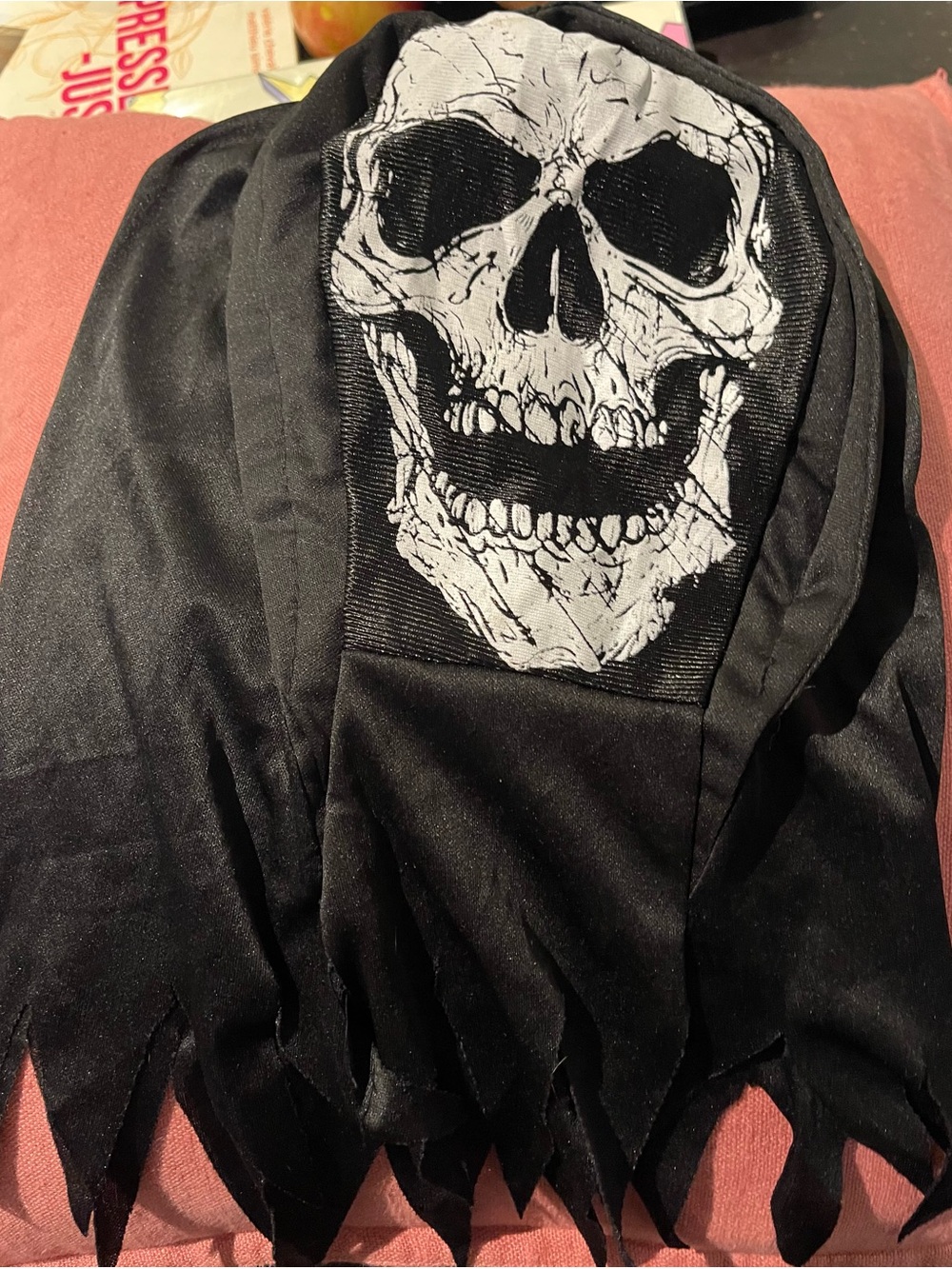 Kids Black Skeleton One-Piece Bodysuit